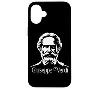 Giuseppe Verdi Compositor Silhouette Música clásica Ópera Carcasa para iPhone 16 Plus
