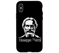 Giuseppe Verdi Compositor Silhouette Música clásica Ópera Carcasa para iPhone X/XS
