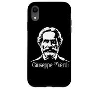 Giuseppe Verdi Compositor Silhouette Música clásica Ópera Carcasa para iPhone XR