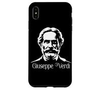 Giuseppe Verdi Compositor Silhouette Música clásica Ópera Carcasa para iPhone XS Max