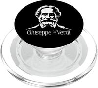 Giuseppe Verdi Compositor Silhouette Música clásica Ópera PopSockets PopGrip para MagSafe