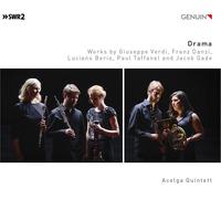 Drama. Œuvres et arrangements pour quintette à vent. Acelga Quintett.