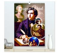 Giuseppe Verdi (hochwertiger Premium Wandkalender 2026 DIN A2 hoch), Kunstdruck in Hochglanz: Eine Hommage an einen der größten Opernkomponisten