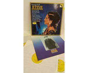 GIUSEPPE VERDI, KATIA RICCIARELLI, PLACIDO DOMINGO, ELENA OBRAZTSOVA, LEO NUCCI, NICOLAI GHIAUROV, RUGGERO RAIMONDI, LUCIA VALENTINI TERRANI, CORO E ORCHESTRA DEL TEATRO ALLA SCALA, CLAUDIO ABBADO - GIUSEPPE VERDI, KATIA RICCIARELLI, PLACIDO DOMINGO, ELENA OBRAZTSOVA, LEO NUCCI, NICOLAI GHIAUROV, RUGGERO RAIMONDI, LUCIA VALENTINI TERRANI, CORO E ORCHESTRA DEL TEATRO ALLA SCALA, CLAUDIO ABBADO aida, 2 x lp boxset, signed libretto, 2741 014