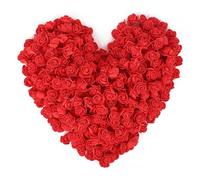 GIUSOBG 100 Piezas Flores Artificiales De Espuma De Polietileno Rosas De Espuma, Rosas Artificiales, Ramos De Boda, Ramo De Novia, Ramo De Novia, Manualidades, Oso, MuñEca, Boda, Casa
