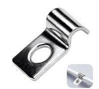 GIUSOBG 50 Piezas Grapas para Cables 4MM per Tubi Acciaio Inox 304 Spessorato Ferma Cavi Elettrici Fermacavi Muro Foro Singolo a U Morsetti Tubi Per il Fissaggio di Cavi, Fili e Tubi (4mm)