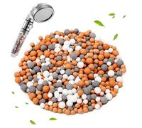 GIUSOBG Bolas Minerales 250g Lones Negativos de Bolas de Mineral Reemplazable Filtro Agua Ducha Antical Pelo,Adecuado para Purificadores de Agua,Duchas, Filtros de Grifo