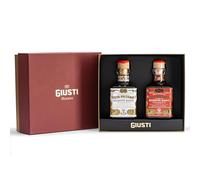 Giusti - Caja de regalo vinagre balsámico de Módena 2 y 3 medallas de oro - 2 x 250 ml