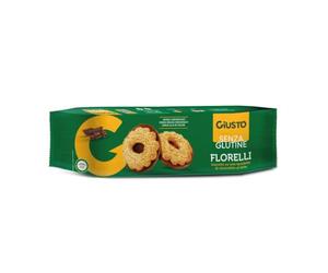 Giusto Senza Glutine - Florelli Biscotto con Cioccolato al Latte, 150g