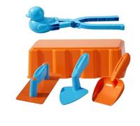 Giutsaull Pala para caja de arena y moldes de arena | Bola de nieve Clip Castillos de arena Construcción Diversa Formas Verano Invierno Viajes Camping (Color Aleatorio)