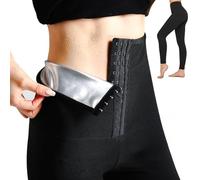 Giutsaull Pantalones de Sauna Adelgazantes, Leggins Anticelulíticos, Pantalones de Neopreno, Leggins Deportivos, para Sudar, Adelgazar, Sauna, para Gimnasio, Fitness, Correr, Yoga, Mujer