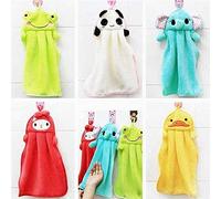 GIVBRO 5 toallas para colgar de secado rápido, superabsorbentes, de coral, suaves y gruesas, para secar las manos, toallas de baño para la habitación de los niños