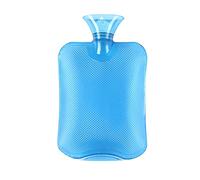 GIVBRO Botella de agua caliente bolsa calentador de mano para Navidad Año Nuevo regalo invierno cálido azul 2000ml