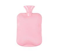 GIVBRO Botella de agua caliente bolsa calentador de mano para Navidad Año Nuevo regalo invierno cálido rosa 2000ml