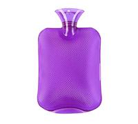 GIVBRO Botella de agua caliente bolsa calentador de mano para Navidad Año Nuevo regalo invierno cálido púrpura 2000ml