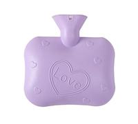 GIVBRO Botella de agua caliente Calentador de mano Bolsa de agua caliente Regalo para Año Nuevo Cumpleaños Navidad Púrpura