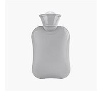 GIVBRO Botella de agua caliente PVC botella de agua caliente rayada superficie 1000ml de la textura del rombo