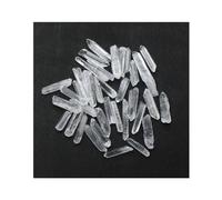 GIVBRO Cristales curativos Varita de Punta de Cuarzo Blanco Piedras Preciosas Naturales Piedras caídas para Manualidades DIY Collar Fabricación de Joyas 100 g