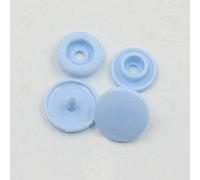 GIVBRO KAM Snap Button T5 - Juego de 100 cierres de botones de plástico para ropa, color azul claro