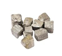 GIVBRO Piedras de pirita, Piedras Preciosas, Cristales curativos, Piedra cruda, Piedras Naturales en Bruto para la ansiedad, Alivio del estrés, meditación, Terapia con Cristales, 100g