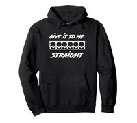 Give It To Me Straight. Bloque de Motor de 6 Cilindros Sudadera con Capucha