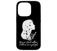Give Me a Hand Necklace and Tell Me Im a Good Girl Smut Book Carcasa para iPhone 14 Pro