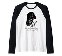Give Me a Hand Necklace and Tell Me I'm a Good Girl Smutt Camiseta Manga Raglan
