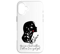 Give Me a Hand Necklace and Tell Me I'm a Good Girl Smutt Carcasa para iPhone 16 Plus