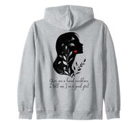 Give Me a Hand Necklace and Tell Me I'm a Good Girl Smutt Sudadera con Capucha