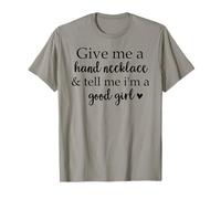 Give Me a Hand Necklace & Tell Me I'm a Good Girl Book Smutt Camiseta
