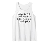 Give Me a Hand Necklace & Tell Me I'm a Good Girl Book Smutt Camiseta sin Mangas