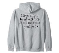 Give Me a Hand Necklace & Tell Me I'm a Good Girl Book Smutt Sudadera con Capucha