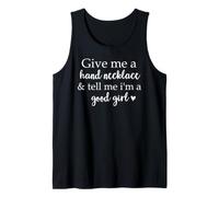 Give Me a Hand Necklace & Tell Me I'm a Good Girl Smutt Book Camiseta sin Mangas