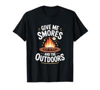Give me s'mores and The Outdoors, Fife Lake, fun Camiseta