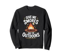 Give me s'mores and The Outdoors, Fife Lake, fun Sudadera