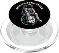 Give Me Some Space Astronauta Sentado en la Luna Retro PopSockets PopGrip para MagSafe