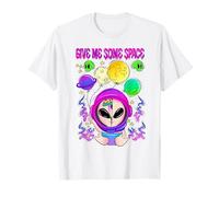 Give Me Some Space Lindo Alien Design Camiseta