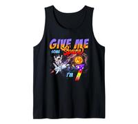 Give Me Some Spaces I'm 7 Year Old Astronauta 7th Birthday Camiseta sin Mangas