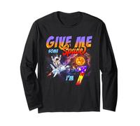 Give Me Some Spaces I'm 7 Year Old Astronauta 7th Birthday Manga Larga