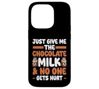 Give Me The Chocolate Milk & Nadie Gets Hurt Chocolate Milk Carcasa para iPhone 14 Pro
