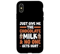 Give Me The Chocolate Milk & Nadie Gets Hurt Chocolate Milk Carcasa para iPhone X/XS