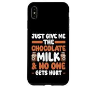 Give Me The Chocolate Milk & Nadie Gets Hurt Chocolate Milk Carcasa para iPhone XS MAX