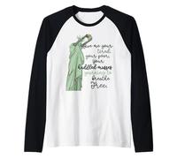 Give Me Your Tired Huddled Masses Statue of Liberty Freedom Camiseta Manga Raglan