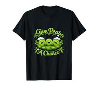 Give Peas A Chance Country Farm Juego de Palabras de Paz Guisantes Camiseta