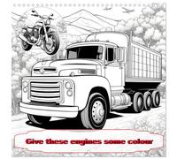 Give these engines some colour (Wall Calendar 2026 12" x 24" / 30 x 60 cm (Open)) CALVENDO 12 Month Wall Calendar