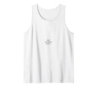 Give Yourself Grace Diseño Minimalista - Cita de Mindfulness Camiseta sin Mangas