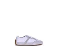 Givenchy- Almond Toe Nylon Suede Sneakers- Shoes- Hombre- Blanco- 45 EU- Almond Toe Nylon Suede Sneakers