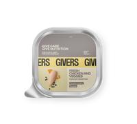 Givers Alimento Húmedo para Perros Adultos - Pollo Fresco y Vegetales Digestión Fácil 150gr