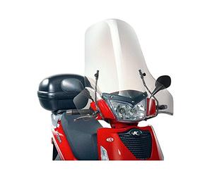 GIVI 137AG Parabrisas Airstar Transparente con Abe, 640 mm de Alto, 710 mm de Ancho, con Portegecantos