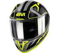 Givi 50.8 Racer, casco integral L (60) male Negro/Gris/Amarillo Neón
